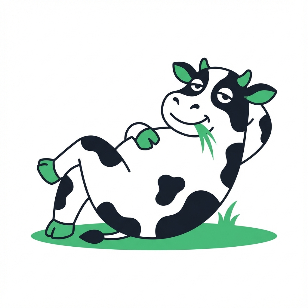 Relaxed Cow